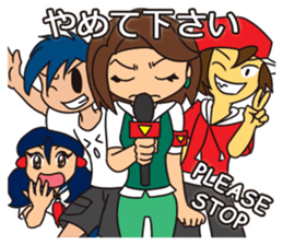 Reporter Nancy and Extras sticker #12246196