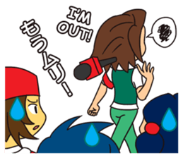 Reporter Nancy and Extras sticker #12246197