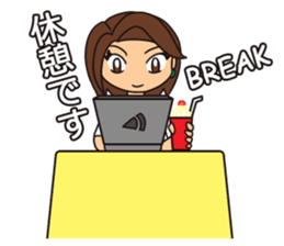 Reporter Nancy and Extras sticker #12246200