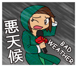 Reporter Nancy and Extras sticker #12246201