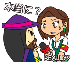 Reporter Nancy and Extras sticker #12246203