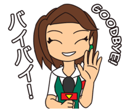 Reporter Nancy and Extras sticker #12246221