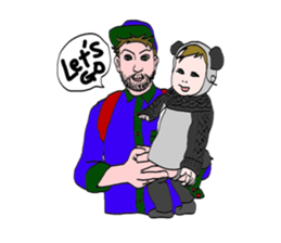 Happy family stickers (daily ver,2) sticker #12246322