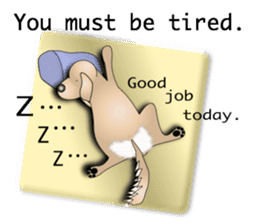 Every day with Golden Retriever. English sticker #12246714