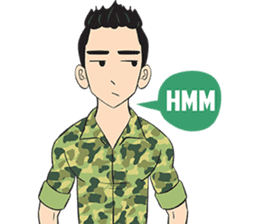 Army Boy sticker #12246895