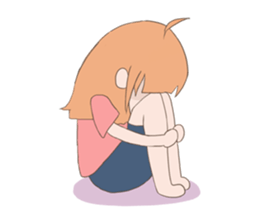 My cute girlfriend sticker #12247106