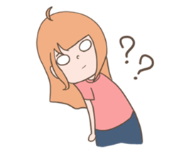 My cute girlfriend sticker #12247114