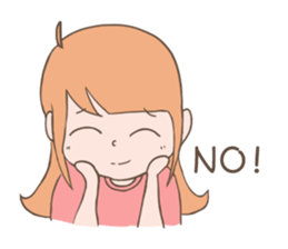 My cute girlfriend sticker #12247115