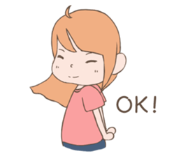 My cute girlfriend sticker #12247116