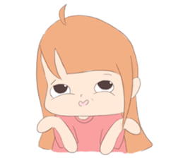 My cute girlfriend sticker #12247128