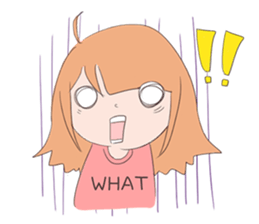 My cute girlfriend sticker #12247141