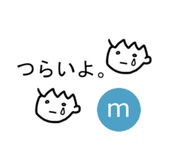 Sticker of m sticker #12247408
