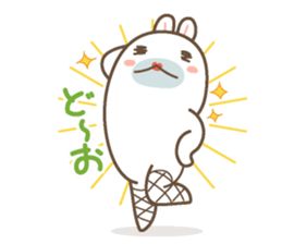 The rabbit of gay 2 sticker #12247424