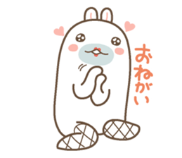 The rabbit of gay 2 sticker #12247429