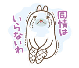 The rabbit of gay 2 sticker #12247437