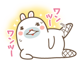 The rabbit of gay 2 sticker #12247444