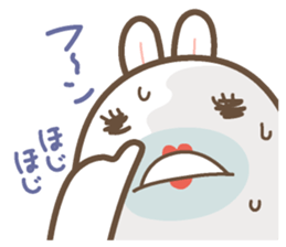 The rabbit of gay 2 sticker #12247448