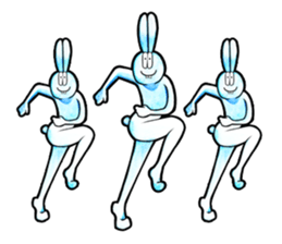 "The Rabbits" Twelve constellations sticker #12247515