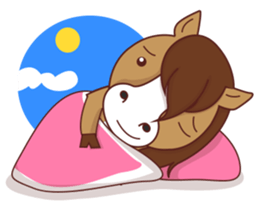 charry the horsy sticker #12247626