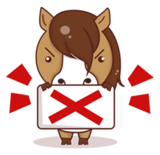 charry the horsy sticker #12247627