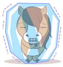 charry the horsy sticker #12247632