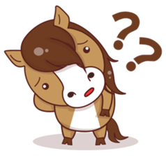 charry the horsy sticker #12247640