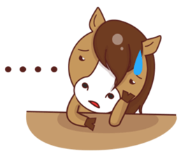 charry the horsy sticker #12247643