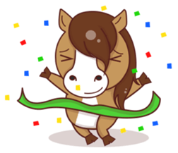 charry the horsy sticker #12247648