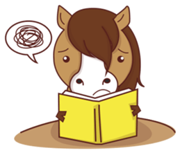 charry the horsy sticker #12247650