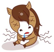 charry the horsy sticker #12247651