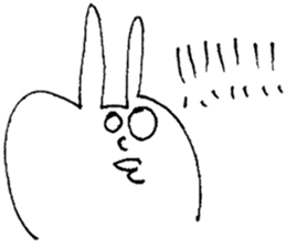 gu par usagi sticker #12248382