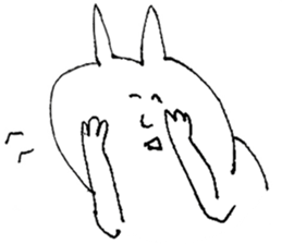 gu par usagi sticker #12248391