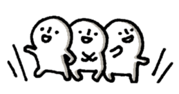 Modest white people sticker #12249865