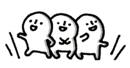 Modest white people sticker #12249865