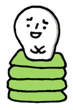 Modest white people sticker #12249893