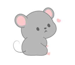 Jobless mouse sticker #12250023