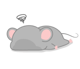 Jobless mouse sticker #12250032