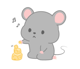 Jobless mouse sticker #12250036