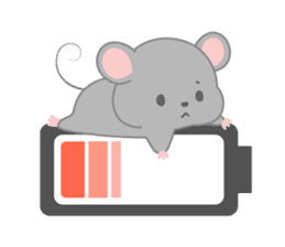 Jobless mouse sticker #12250046