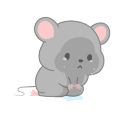 Jobless mouse sticker #12250048
