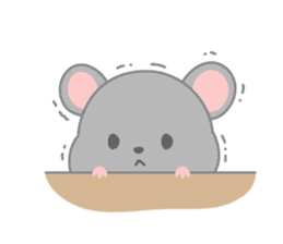 Jobless mouse sticker #12250055
