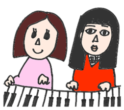 Music school life 2 sticker #12250129