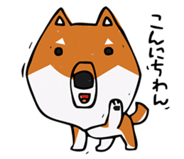 Joe of a Shiba dog sticker #12250462