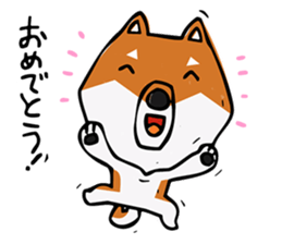Joe of a Shiba dog sticker #12250465