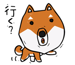 Joe of a Shiba dog sticker #12250479
