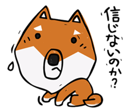 Joe of a Shiba dog sticker #12250493