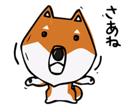 Joe of a Shiba dog sticker #12250494