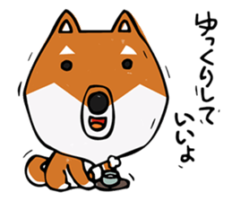 Joe of a Shiba dog sticker #12250499