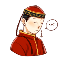 Chinese Couple sticker #12250625