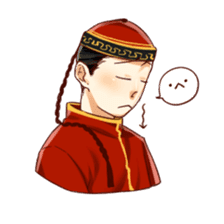 Chinese Couple sticker #12250625